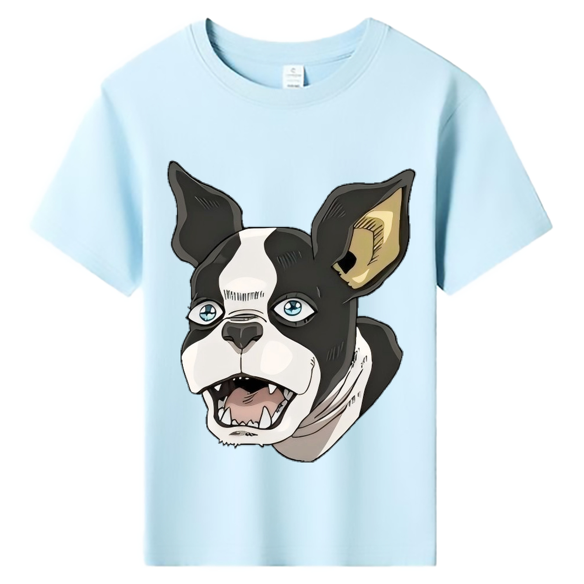 （画像用） ジョジョの奇妙な冒険 イギー JoJo's Bizarre Adventure Iggy 綿100％キッズTシャツ（フロントプリント）